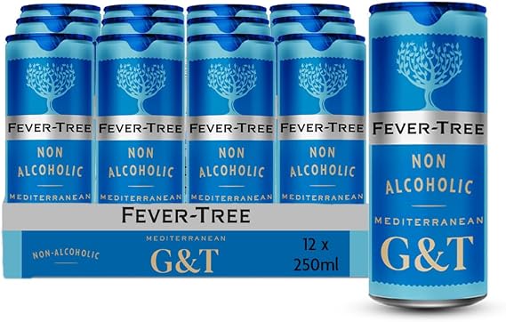 Fever-Tree Non-Alcoholic Mediterranean G&T 12x250ml