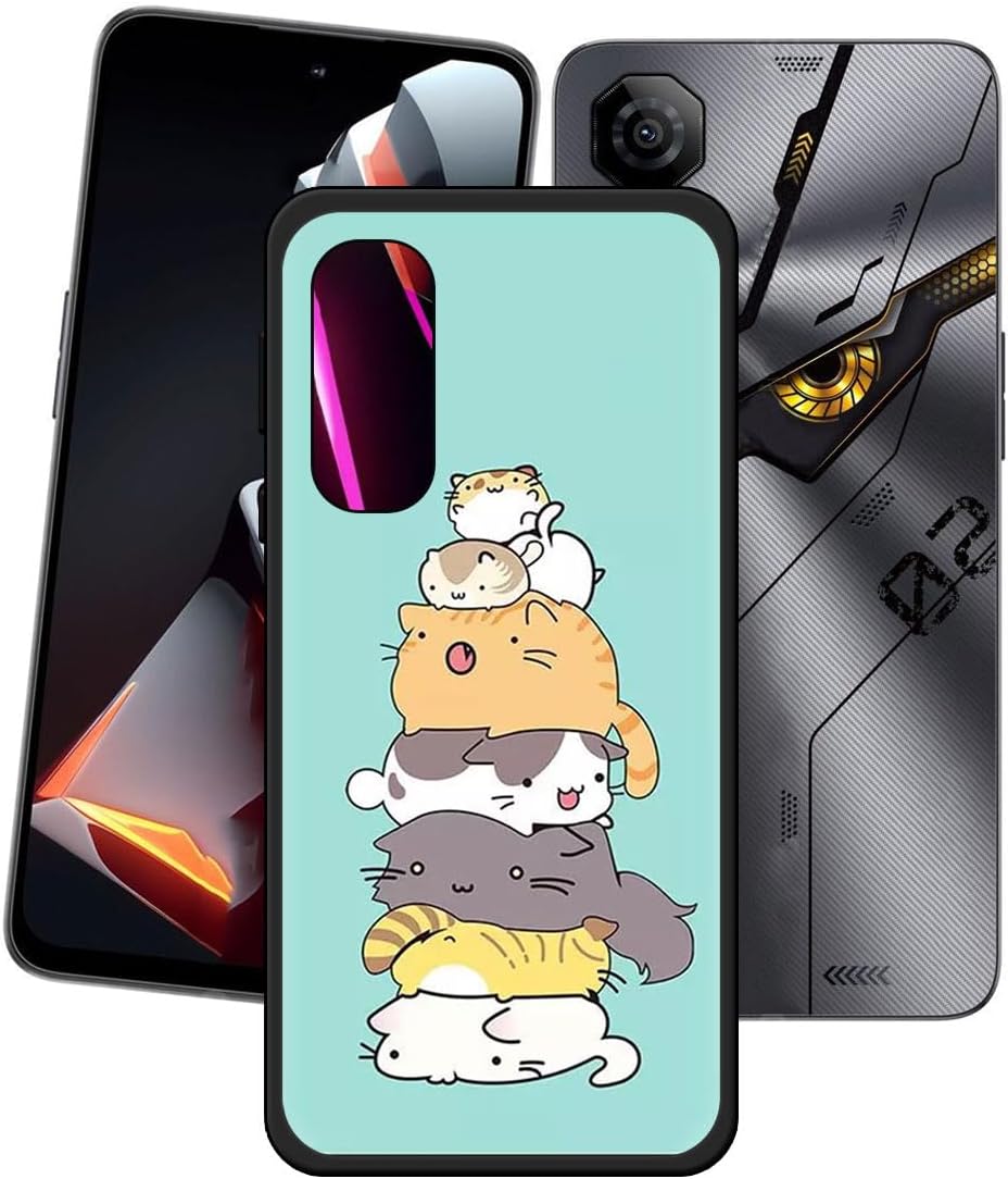 LCEHTOGYE Case for Nubia Neo 2 5G Compatible Ultra Thin Black Soft TPU Silicone Gel Case Protective Cover for Nubia Neo 2 5G 6,72 - LH21