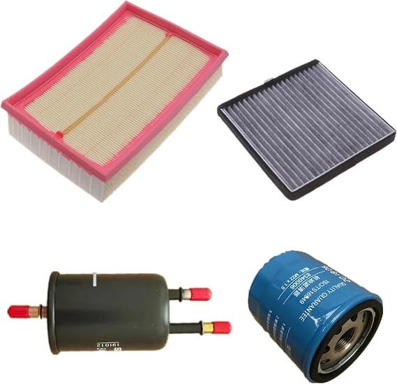 Filter/Compatible Baojun 530 730 Almaz Captive In South America MG Hector Air Filter Cabin Oil Filter Filter Fuel(1 Set 4 Filters)