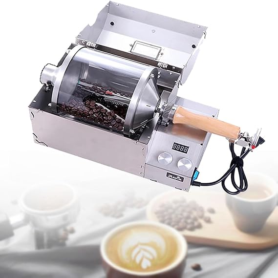 Coffee Roaster,Electric Household Peanut Roaster,Suitable for Cafe/Home/Camping/Rv or Home (400g 110v/220v),220V