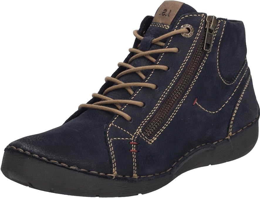 Josef Seibel Fergey 67 Women's Lace-Up Ankle Boots, Width G (Normal), Interchangeable Footbed