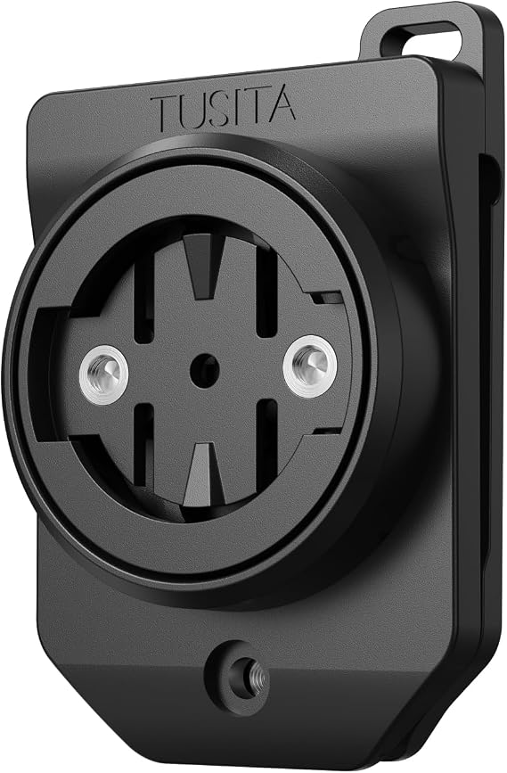 TUSITA Cycling Saddle Bag Clip Mount (Large Slot) Compatible with Garmin Varia RTL515, RTL510, RVR315, RearVue 820