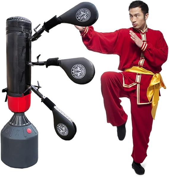 DYK&NX Wing Chun Dummy Kicking Pads for Martial Art, Wall Mounted Target Taekwondo Kick Pads, Training Karate Judo Practice, for Kickboxing Training Soft Object