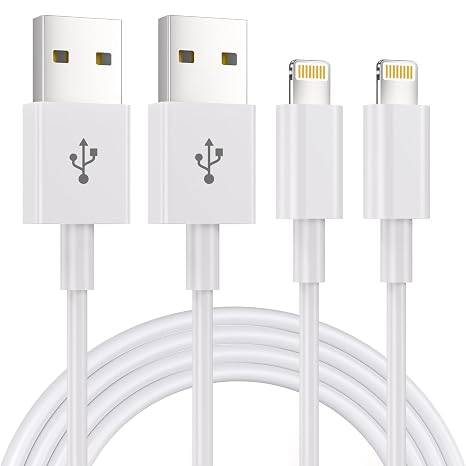 2Pack 1M iPhone Charger Cable[Apple MFi Certified] USB to Lightning Cable