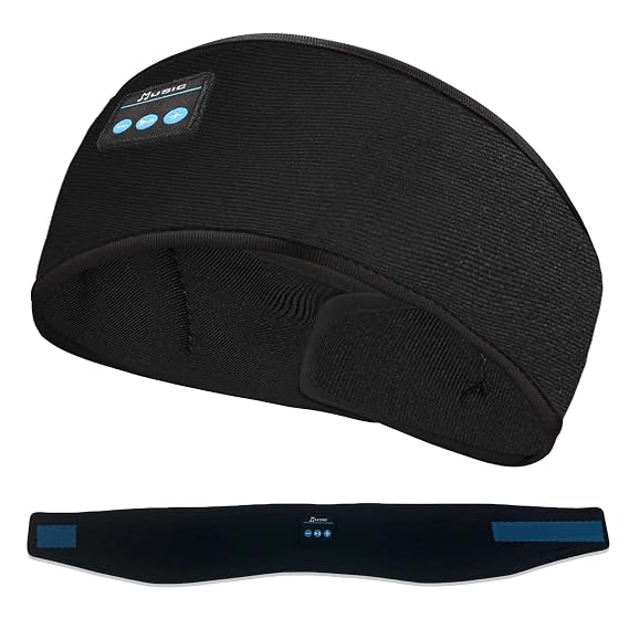 Sleeping Headphones Bluetooth Headband, Headband Headphones with Thin Speakers for Running, Insomniac, Travel, Meditation