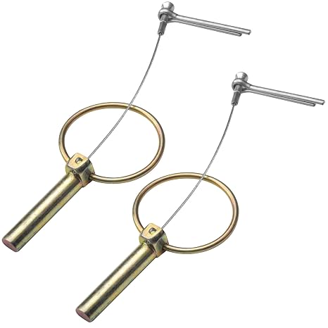 2 Pack AW30903 Quick Lock Pin Compatible with J-OHN Deere AW30903 AW30137 | Fits 200CX, 200X, 210, 300, 300CX, 300X Model