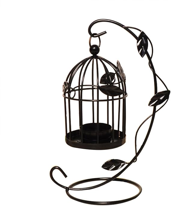 Birdcage TeaLight Candle Holder, Candle Stand for Home Decor, Dining Table, Living Room, Coffee, Table Centerpiece(Style 2)