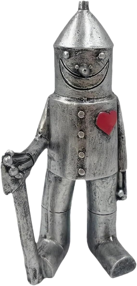 Tin Man Garden Ornament, Resin Tin Man Ornament, Men Gardens Ornament large for The Gardens, Lawn, Balcony to Enhance The Atmosphere