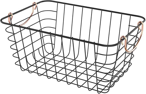 Wire Baskets with Copper Handles by Better Houseware