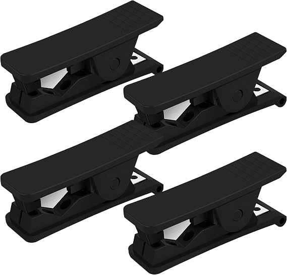 Pipe Tube Hose Cutter,Pipe Cutter Tool,Pex Cutter,Ptfe Plastic Tubing Cutter Hose,Hose Cutter Tool,Air Line Cutter For Nylon Pvc Pu Tube And Hose Cut Up To 3/4 Inch Od Tube,4 Pieces(Black)