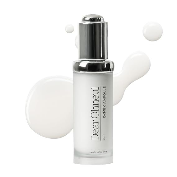DKMEX Ampoule | 30ml 1.01 Fl. Oz | Glow Booster | Wrinkle Improvement | Brightening | Donkey Milk | Moisturizing | Korean Skincare