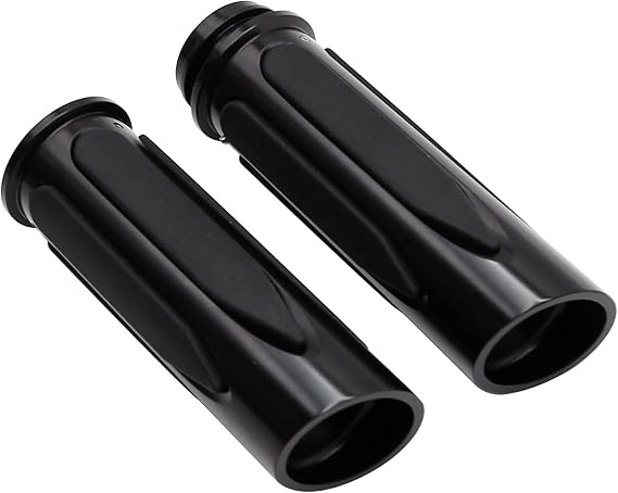 Electronic Throttle Control Motorcycle Grips, 1" 25mm Handlebar Hand Grips, Replacement for Harley Davidson Touring, Softail, Dyna Models (Electra Glide Street Glide Road King Road Glide Fat Boy)