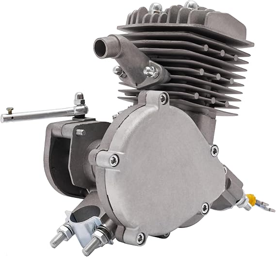 80CC 2-Stroke Bicycle Motor Kit, Gas Motorized Bike Engine, Gas Bicycle Engine Kit with CDI Ignition Fits 26-28" Wheel Bikes 5500RPM