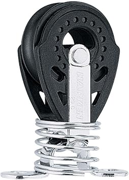 Harken Single Carbo Block with Spring & Eyestrap, 29mm