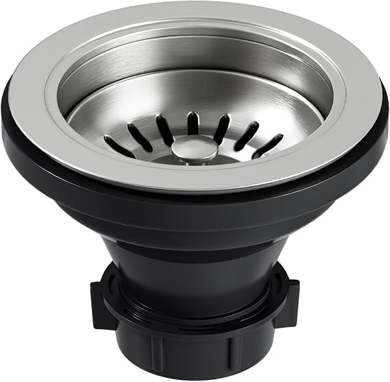 VIGO 4 in. Kitchen Sink Strainer in Stainless Steel - VGSTRAINERST