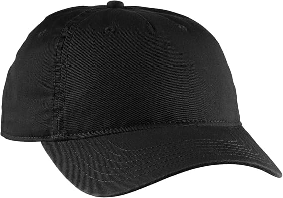 econscious Twill 5-Panel Unstructured Hat OS BLACK