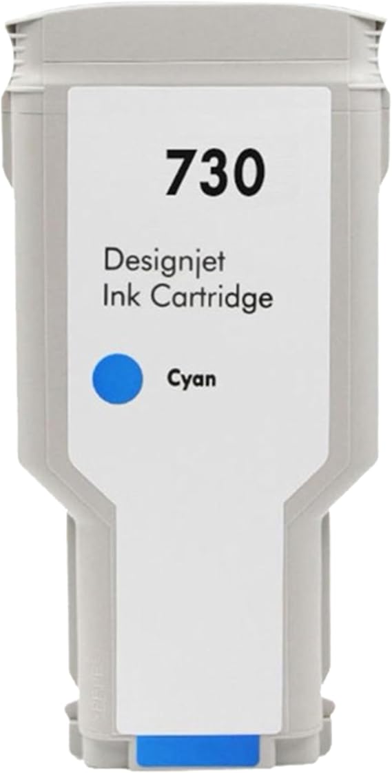 Aomya Compatible HP730 Ink Cartridge Cyan P2V68A for T1600 T1700 T2600