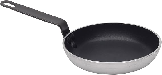 MasterClass Professional Heavy Duty Aluminium Non-Stick Frying Pan, 20 cm (8"), Black/Silver