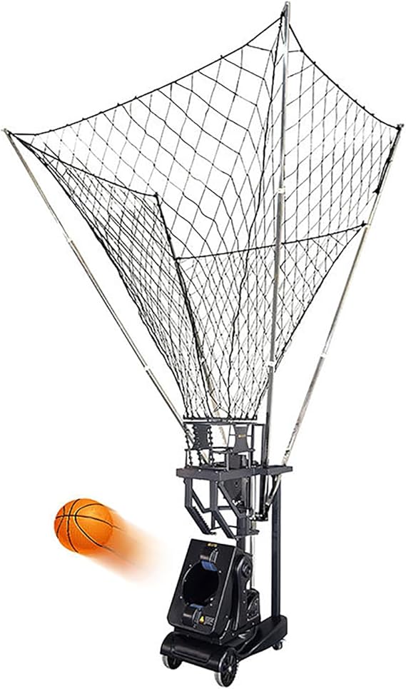 KEULEN Basketball Ball Machine, Smart Basketball Shooting Training Equipment, Multiple Serving Modes, Intelligent Induction, Automatic Serving, Serving Distance 4-10M, Improve Training Efficiency