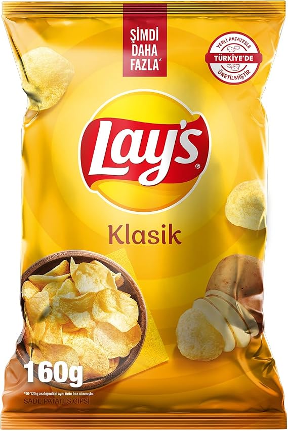 Lay's Classic Potato Chips Party Size 160 g