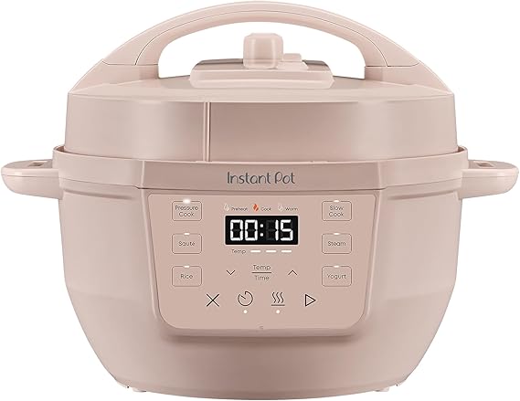 Instant Pot 4QT RIO Mini 7-in-1 Multi-Cooker, Pressure Cooker, Slow cook, Saute, Steam, Rice Maker, Yogurt, Warmer, Rosewater, 4 Quarts