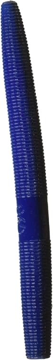 Yamamoto Baits Senko Worm, 10 Pack, 4in, Blue & Black Laminate, YAM-9S-10-904