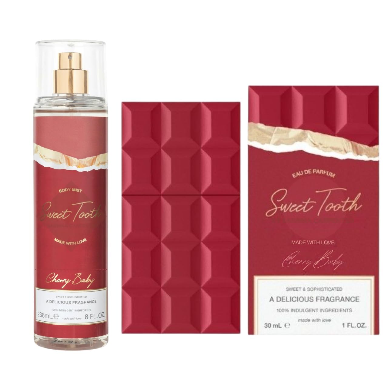Sabrina Carpenter Cherry Baby Women's Fragrance Combo: Eau de Parfum 1 oz & Body Spray 8 oz
