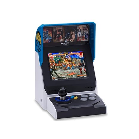 SNK 40th Anniversary NEOGEO MINI Arcade Console, 3.5" Screen with 40 Classic Games(KOF/Metal Slug Series), TV Output Compatible, Dual Controller Ports, Mini Arcade Collector's Edition Gift Set