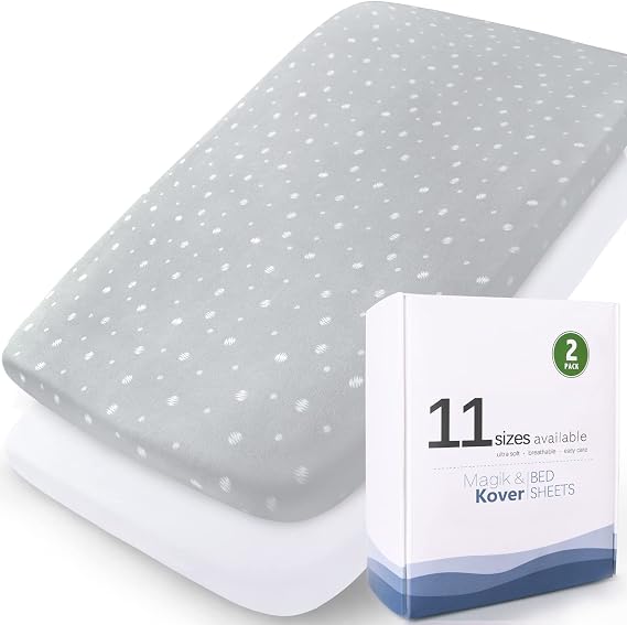 Bassinet Sheets Fit for RONBEI, Arm's Reach Clear-Vue, Cambria Co-Sleeper