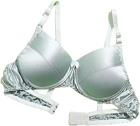 Ultra Soft Cup 100% Mulberry Silk Bra Double-Sided Silk Women's Wireless Bras Daily Bralette Full Coverage Lingerie Top