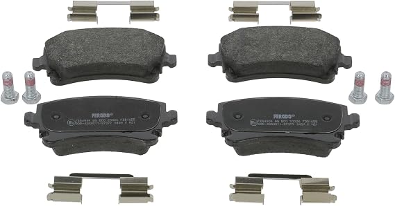 Ferodo FDB1655 Low Steel Disc Brake Pad, Set of 4