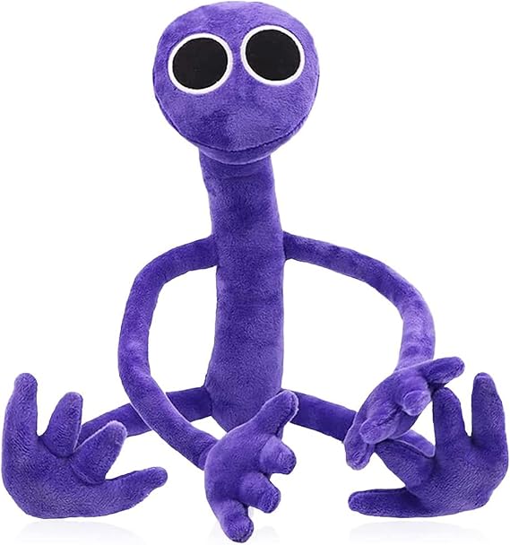 Rainbow Plush Toy, Purple Plush Doll, Plush Toy Halloween Christmas,Purple Friends Stuffed Animal For Fans and Friends,Girl Boy Birthday Gifts