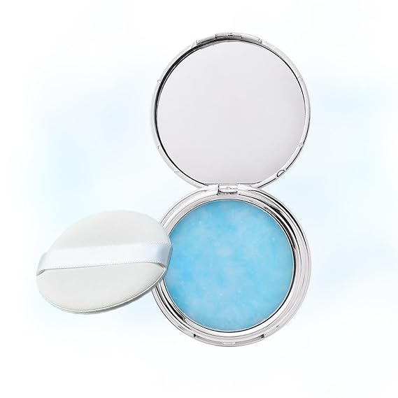 Oil Control Blotting Pressed Powder, Jelly Pressed Matte Face Powder Compact, Powder Free Delicate And Skin-Friendly Lightweight No Sebum Long Lasting for Setting or Foundation Waterproof