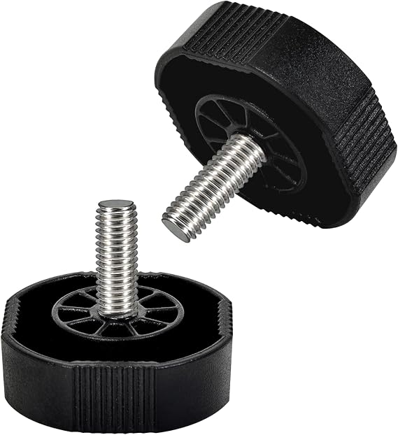 4 PCS 000-10467-001 Gimbal Bracket Knobs for Lowrance HDSGen2T/Elite7, Simrad NSS/NSSevo2, B&G Zeus2, Quick and Easy to Use, Black