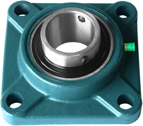 4 Pcs UCF 207-22 Self-align 4 Bolt Flange Pillow Block Bearing 1 3/8 inch