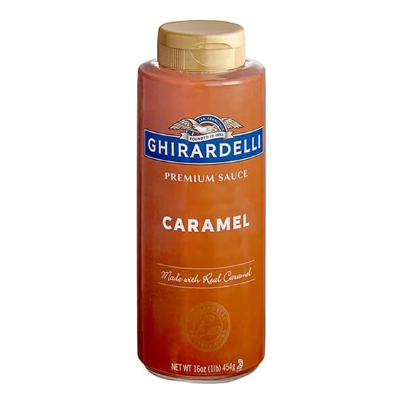 Ghirardelli 12 fl. oz. (16 oz.) Caramel Flavoring Sauce WS-40861283-NPF