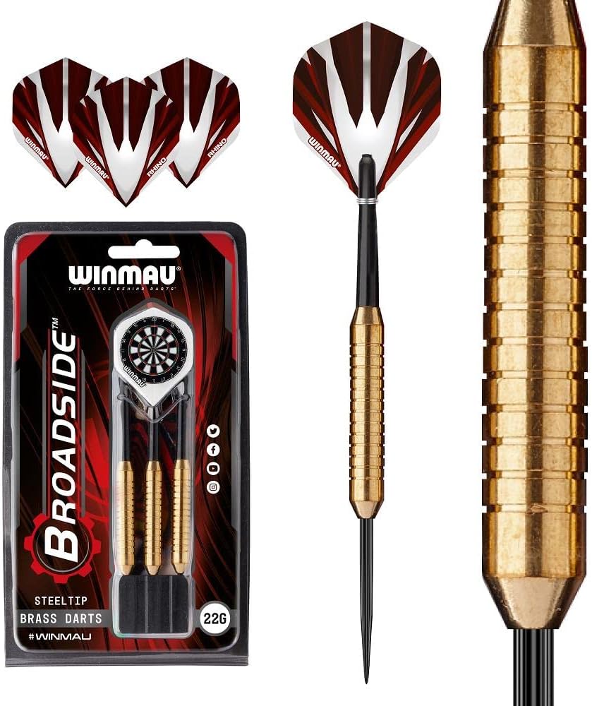 Winmau Broadside Çelik Uçlu 22gr Dart Oku