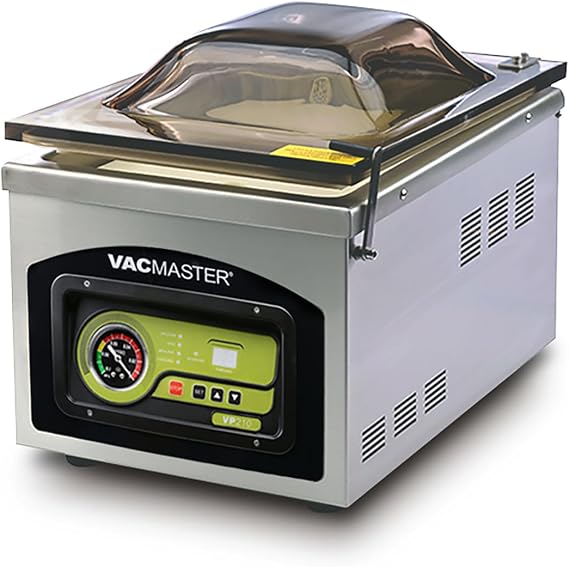 VacMaster VP210 Chamber Vacuum Sealer Maintenance-Free Commercial Vacuum Sealer Machine for Food, 10.25 Seal Bar for 10 x 13 Bags, Food Vacuum Sealer for Sous Vide, Liquids & Food Storage
