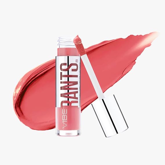 Vibe RANTS | Liquid Matte Lipstick | Long Lasting Matte Finish | High Volume Pigments for Rich, 12-Hour Wear | Vegan, Hydrating and Cruelty Free | POWDER KEG: PINKNESS WITHOUT WEAKNESS