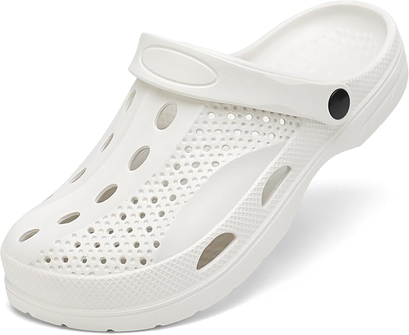 SOSOWHLTE Unisex Fashion Beach Clogs for Men & Women Slip-On Garden Shoes, Outdoor Breathable Slippers with Arch Support