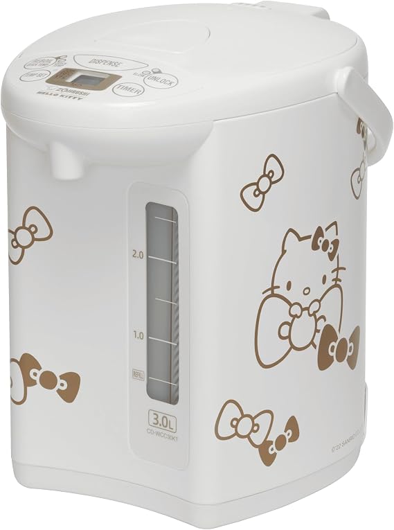 Zojirushi X Hello Kitty Micom Water Boiler and Warmer, 3.0l (White)