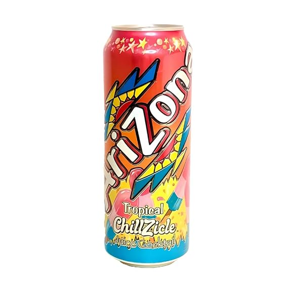 AriZona Tropical Chillzicle Big Can, 22 Fl Oz (Pack of 12)