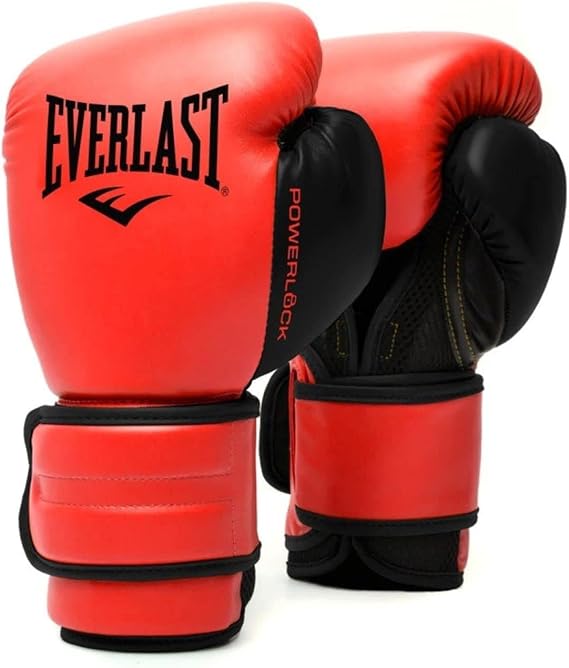 Everlast Powerlock OG & Powerlock 2R Boxing Gloves, Boxing Gloves for Bags, Mitt Work & Sparring, Hook & Loop System, Advanced Foam Technology, Ergonomic Grip - Authentic Everlast Gear