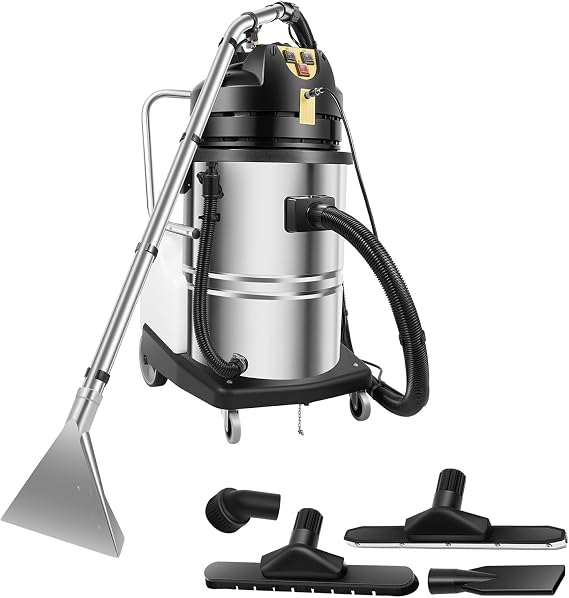 Commercial Carpet Cleaner, 60L/16Gal 2110W 3-in-1 Floor Machine, Deep Clean Vacuum Extractor, Heavy Duty Carpet Cleaning Equipment, Rug Cleaner Machine for Home, Sofa & Pet Hair