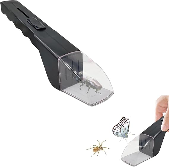 Insect Catcher, Insect Trap, Bug Catcher, Bug Catcher, Insect Trap, Insect Catcher, Observation, Collection, Fly Trap, Fly Trap, Fly Trap, Handheld, Touchless, Catcher Tool, For Living Room/Outdoor/Gardening/Outdoor Activities Black