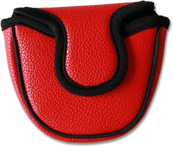 Big Teeth Golf Mallet Putter Cover Headcover Club Protector Magnetic Closure Don't FIT Iron Material Putter for Scotty Cameron Taylormade Odyssey 2 Ball Club