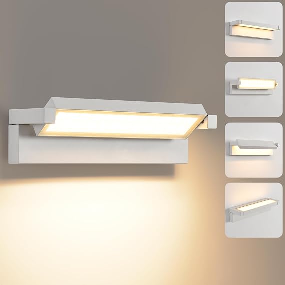 KUKAK Outdoor Light 36 W LED Wall Lamp Outdoor Indoor with 350° Swivel [Energy Class F]