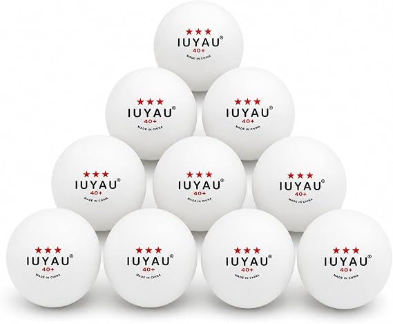 120- Pack Ping Pong Balls - 3-Star Premium Orange Table Tennis Balls | High-Performance 40+ ABS Professional Quality | Ultimate Durability for Indoor & Outdoor Ping Pong Tables