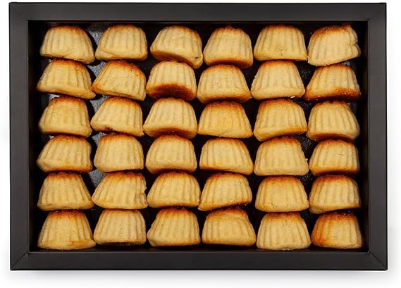 Baklava Box Maamoul Dates Plain (800g) - Authentic Middle Eastern Cookies | Soft, Sweet, and Delicious | Perfect for Gifting, Celebrations, or Everyday Enjoyment | Traditional Delight!