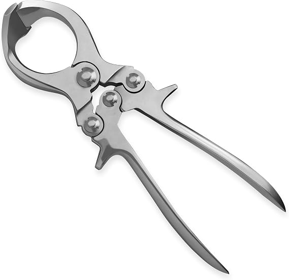 Plier Burdizzo Style 9 Stainless Steel Veterinary Tool - Durable & Versatile Used by Livestock Farmers, Veterinary Surgeons, and Animal Breeders